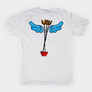 Rustic Cupid Love wings and Arrows T-Shirt